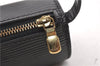 Authentic Louis Vuitton Epi Soufflot Hand Bag Black M52222 LV 7760F