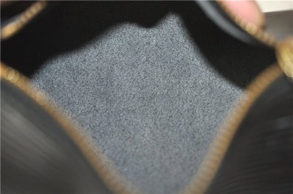 Authentic Louis Vuitton Epi Soufflot Hand Bag Black M52222 LV 7760F