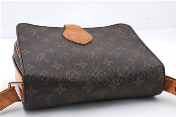 Auth LOUIS VUITTON Monogram Cartouchiere MM Shoulder Cross Bag M51253 LV 7761C