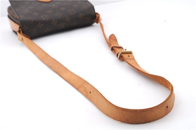 Auth LOUIS VUITTON Monogram Cartouchiere MM Shoulder Cross Bag M51253 LV 7761C