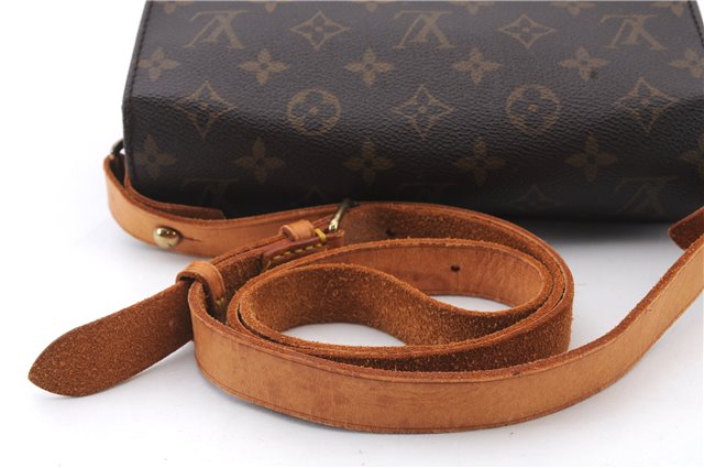 Auth LOUIS VUITTON Monogram Cartouchiere MM Shoulder Cross Bag M51253 LV 7761C