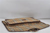 Authentic Burberrys Nova Check 2Way Garment Cover PVC Leather Beige Brown 7761D