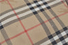 Authentic Burberrys Nova Check 2Way Garment Cover PVC Leather Beige Brown 7761D
