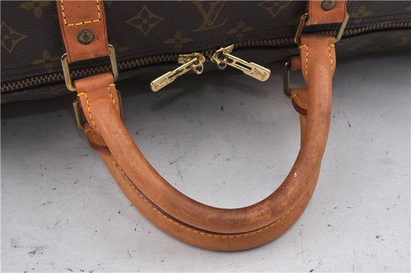 Authentic LOUIS VUITTON Monogram Keepall 60 Boston Bag M41422 LV 7762C