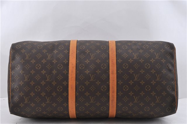 Authentic LOUIS VUITTON Monogram Keepall 60 Boston Bag M41422 LV 7762C