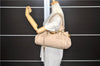 Authentic Chloe Paddington Leather Shoulder Hand Bag Purse Beige 7762D