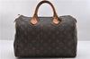 Authentic Louis Vuitton Monogram Speedy 30 Hand Bag M41526 LV 7763C