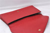 Authentic Louis Vuitton Epi Arts Deco Clutch Bag Red M52637 LV 7763D