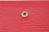 Authentic Louis Vuitton Epi Arts Deco Clutch Bag Red M52637 LV 7763D