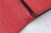 Authentic Louis Vuitton Epi Arts Deco Clutch Bag Red M52637 LV 7763D