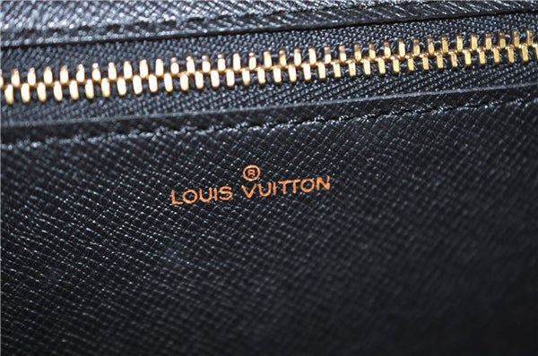 Authentic Louis Vuitton Epi Arts Deco Clutch Bag Red M52637 LV 7763D