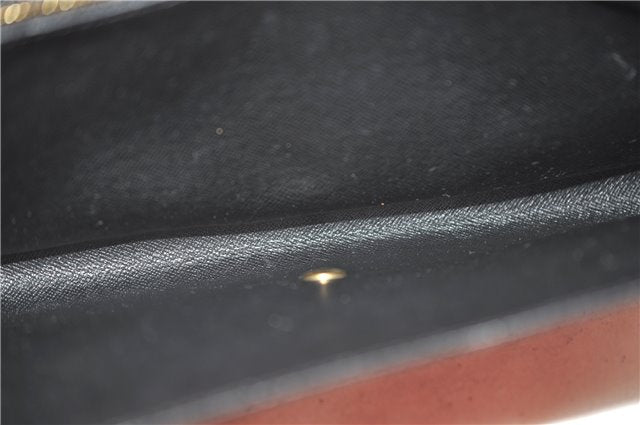 Authentic Louis Vuitton Epi Arts Deco Clutch Bag Red M52637 LV 7763D