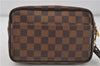 Authentic Louis Vuitton Damier Pochette Billets Macao Clutch Bag N61739 LV 7764D