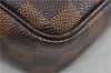 Authentic Louis Vuitton Damier Pochette Billets Macao Clutch Bag N61739 LV 7764D