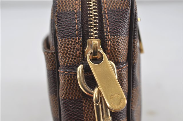 Authentic Louis Vuitton Damier Pochette Billets Macao Clutch Bag N61739 LV 7764D