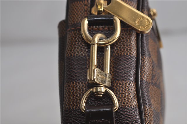 Authentic Louis Vuitton Damier Pochette Billets Macao Clutch Bag N61739 LV 7764D