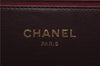 Authentic CHANEL Lamb Skin Matelasse Chain Shoulder Bag Purse Black CC 7765E