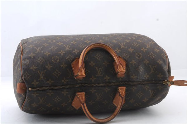 Authentic LOUIS VUITTON Monogram Speedy 40 Hand Bag M41522 LV 7766C