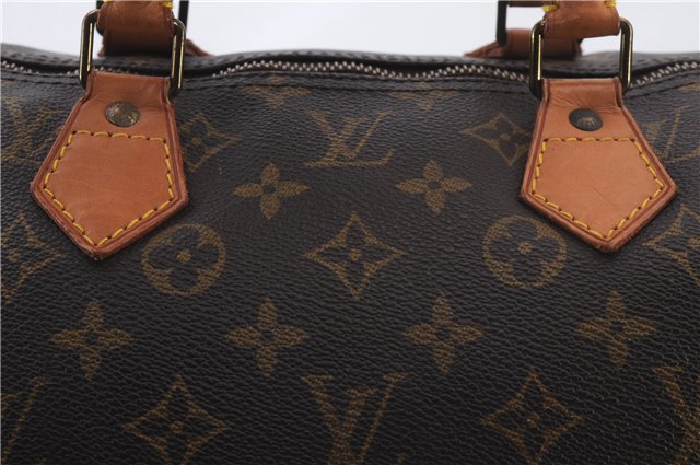 Authentic LOUIS VUITTON Monogram Speedy 40 Hand Bag M41522 LV 7766C