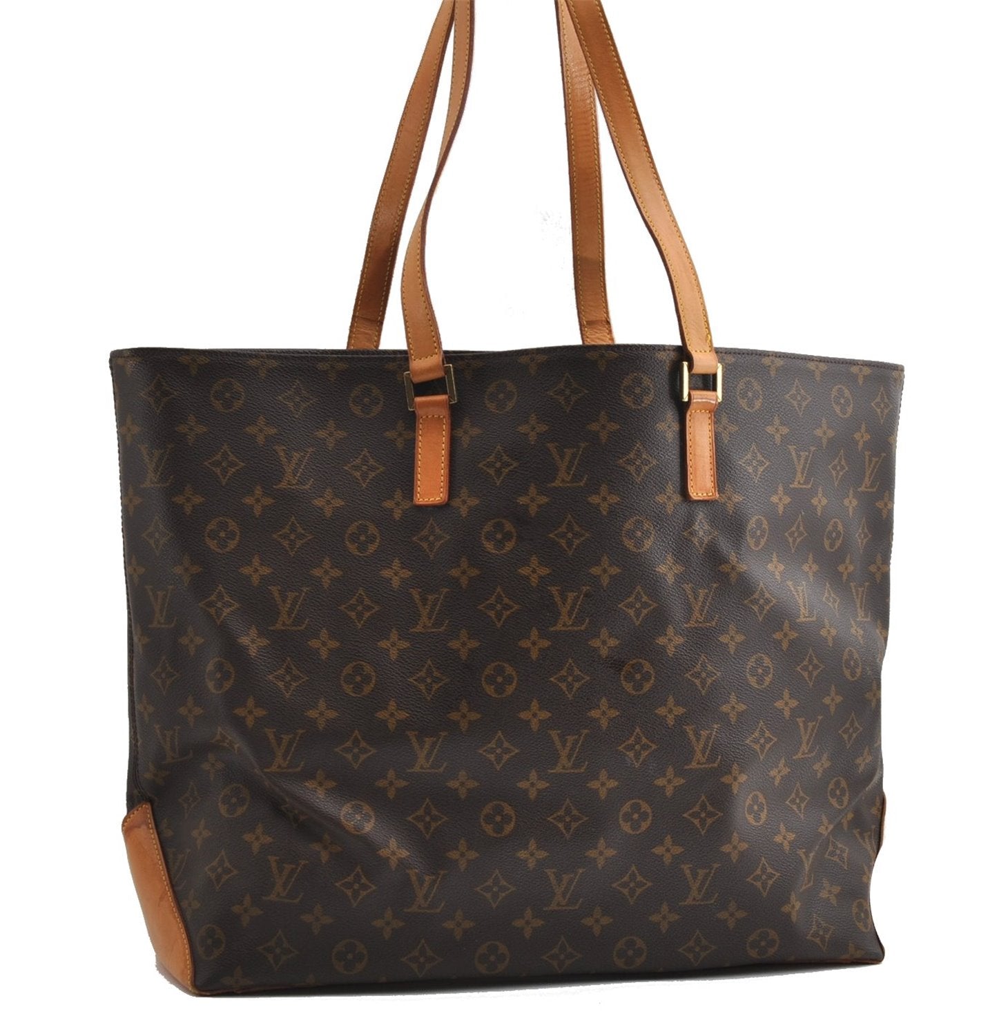 Authentic Louis Vuitton Monogram Cabas Alto Shoulder Tote Bag M51152 LV 7767F
