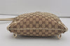Authentic GUCCI Abbey Shoulder Cross Bag GG Canvas Leather 131326 Brown 7768I