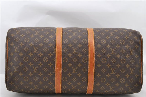 Authentic LOUIS VUITTON Monogram Keepall 55 Boston Bag M41424 LV 7769C