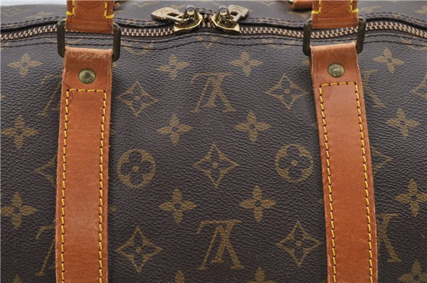 Authentic LOUIS VUITTON Monogram Keepall 55 Boston Bag M41424 LV 7769C