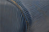 Authentic Louis Vuitton Epi Speedy 25 Hand Boston Bag Blue M43015 LV 7769D