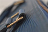 Authentic Louis Vuitton Epi Speedy 25 Hand Boston Bag Blue M43015 LV 7769D