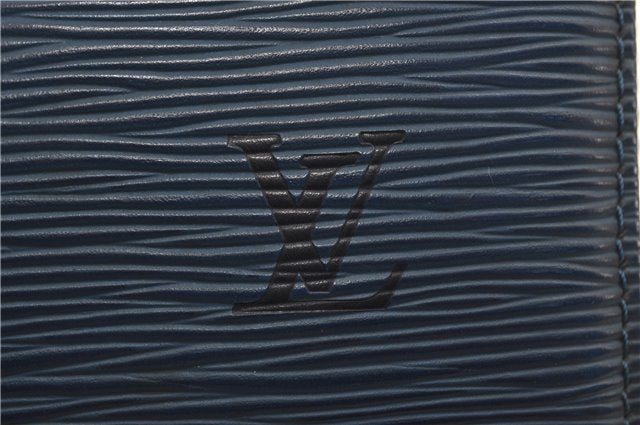 Authentic Louis Vuitton Epi Speedy 25 Hand Boston Bag Blue M43015 LV 7769D