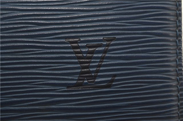 Authentic Louis Vuitton Epi Speedy 25 Hand Boston Bag Blue M43015 LV 7769D