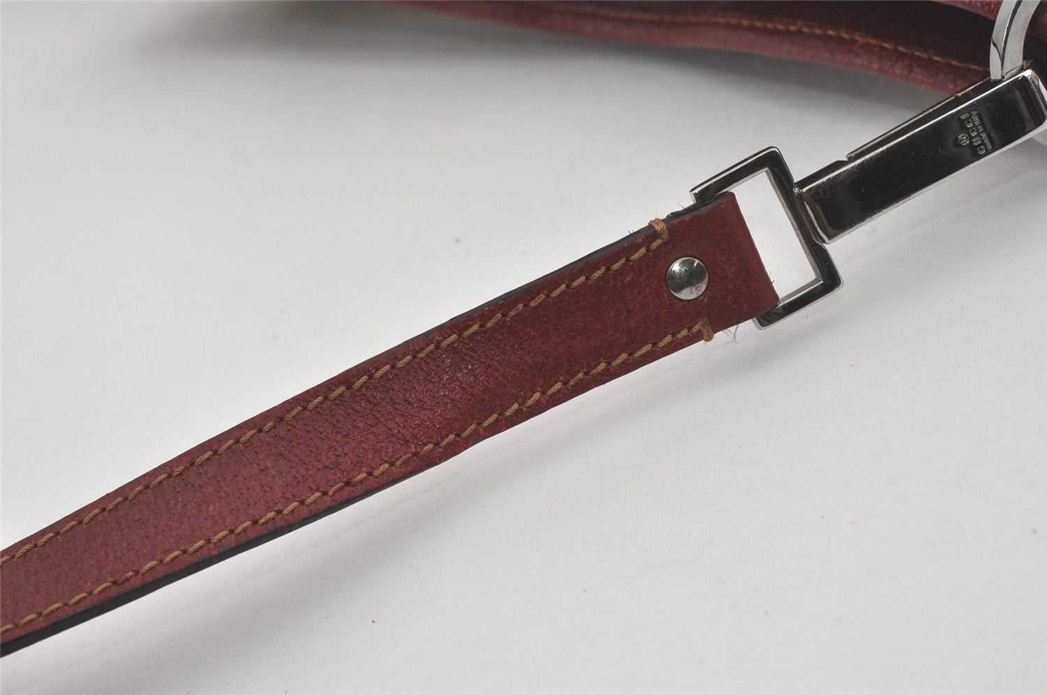 Authentic GUCCI Shoulder Cross Body Bag GG Canvas Leather 113013 Brown 7769I