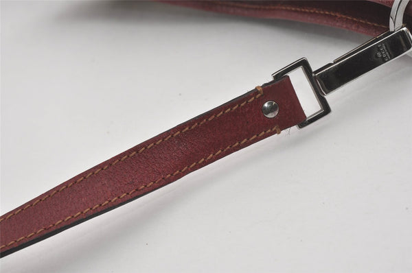 Authentic GUCCI Shoulder Cross Body Bag GG Canvas Leather 113013 Brown 7769I