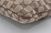 Authentic GUCCI Shoulder Cross Body Bag GG Canvas Leather 113013 Brown 7769I