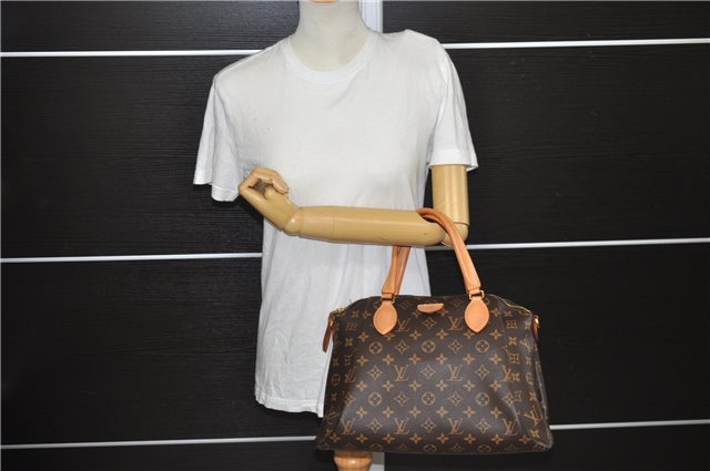 Authentic Louis Vuitton Monogram Rivory MM M44546 2Way Shoulder Hand Bag 7771E