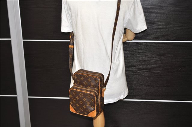 Authentic LOUIS VUITTON Monogram Amazone Shoulder Cross Body Bag M45236 LV 7774C