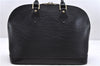 Authentic Louis Vuitton Epi Alma PM Hand Bag Black M40302 LV 7775D