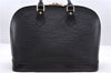 Authentic Louis Vuitton Epi Alma PM Hand Bag Black M40302 LV 7775D