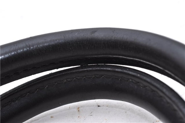 Authentic Louis Vuitton Epi Alma PM Hand Bag Black M40302 LV 7775D