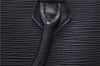 Authentic Louis Vuitton Epi Alma PM Hand Bag Black M40302 LV 7775D