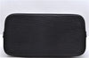 Authentic Louis Vuitton Epi Alma PM Hand Bag Black M40302 LV 7775D
