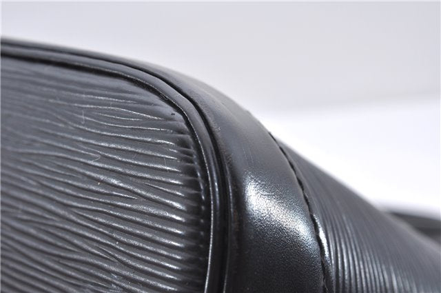 Authentic Louis Vuitton Epi Alma PM Hand Bag Black M40302 LV 7775D