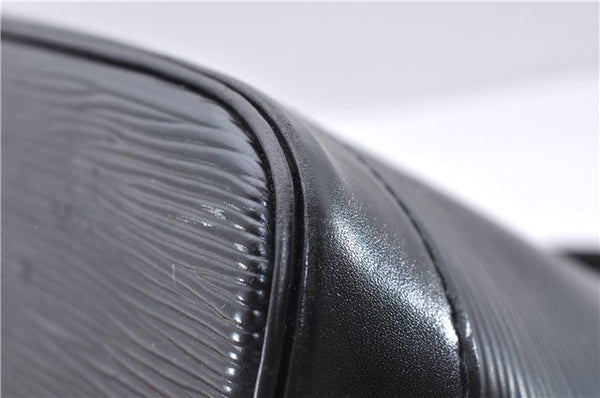 Authentic Louis Vuitton Epi Alma PM Hand Bag Black M40302 LV 7775D