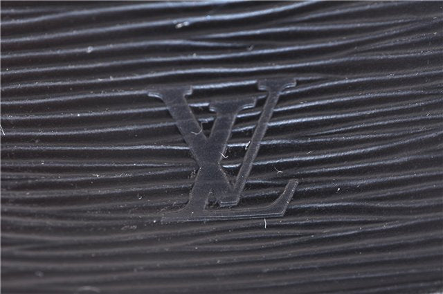 Authentic Louis Vuitton Epi Alma PM Hand Bag Black M40302 LV 7775D