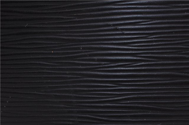 Authentic Louis Vuitton Epi Alma PM Hand Bag Black M40302 LV 7775D