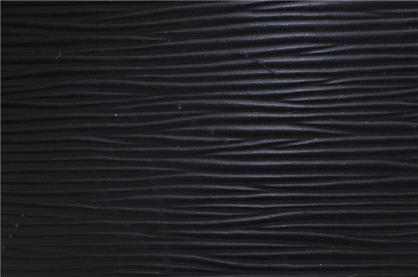 Authentic Louis Vuitton Epi Alma PM Hand Bag Black M40302 LV 7775D