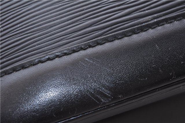 Authentic Louis Vuitton Epi Alma PM Hand Bag Black M40302 LV 7775D