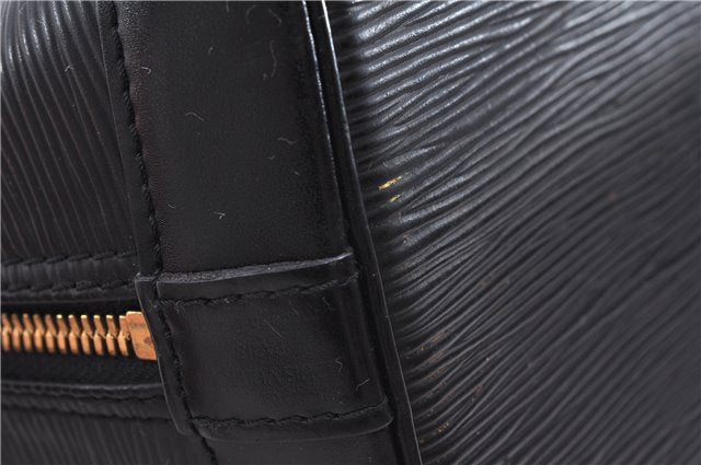Authentic Louis Vuitton Epi Alma PM Hand Bag Black M40302 LV 7775D