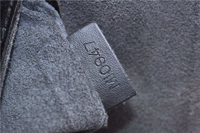 Authentic Louis Vuitton Epi Alma PM Hand Bag Black M40302 LV 7775D