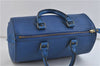 Authentic LOUIS VUITTON Epi Speedy 25 Hand Bag Purse Blue M43015 LV 7777C